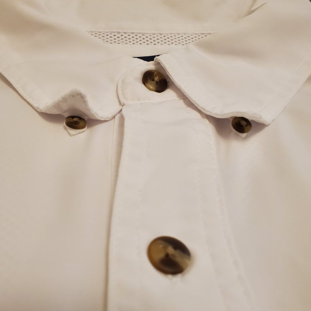 Bimini Bay Outfitters LTD Men’s White Short Sleeve Button-Down Fishing Shirt XL - Picture 4 of 14
